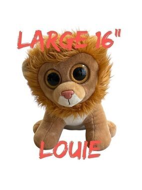 LARGE 16” Ty Louie Lion classic plush